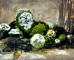 Still Life with Moss and Lichen
